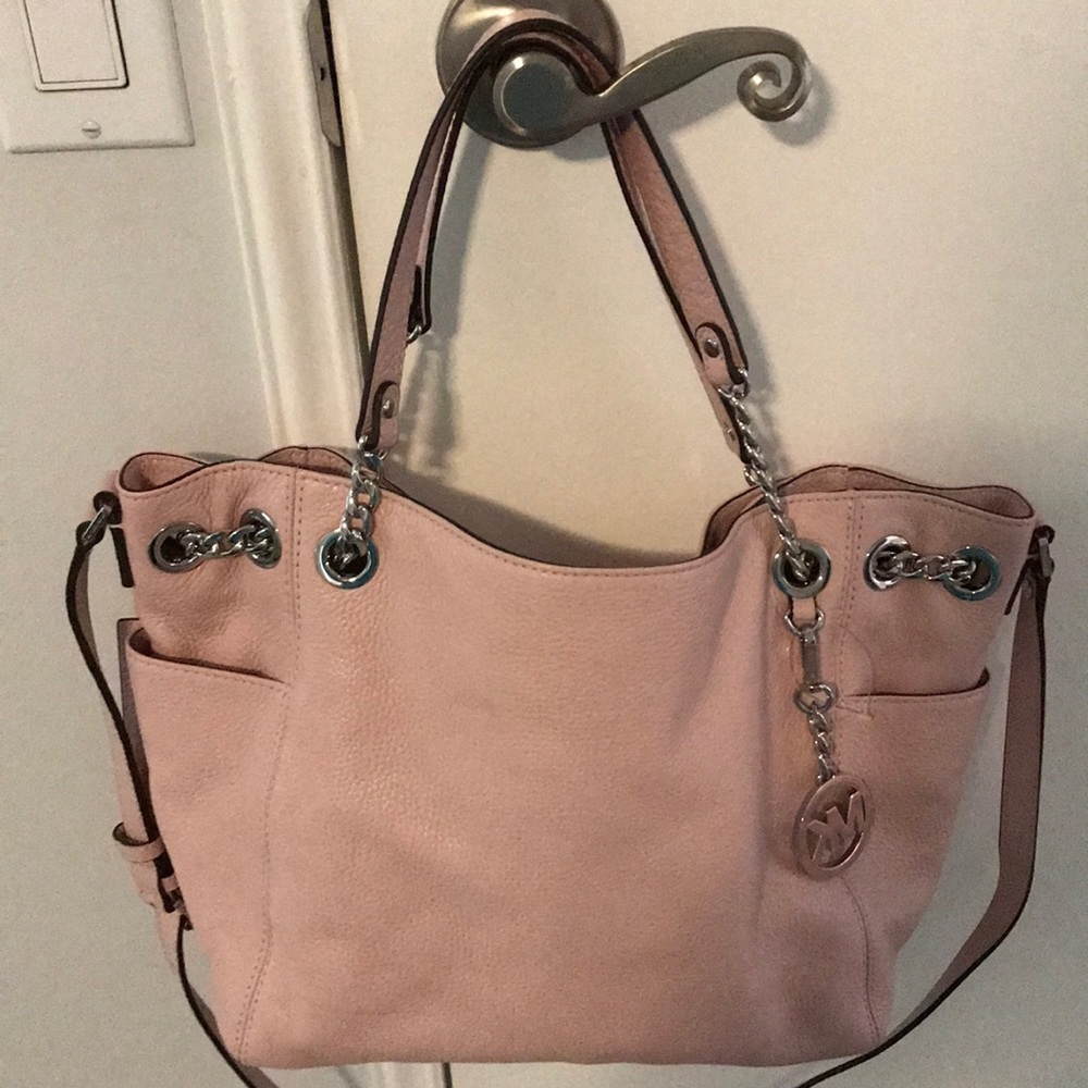 NWT Michael Kors Large Tote Leather Pastel Pink
